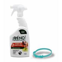 Señor Dog® ¡ahí No! Nivel 3+ Exteriores Forte. Marcaje Por Ansiedad. Repelente Natural De Perros 750Ml + Collar Feromonas
