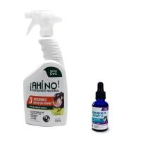 Señor Dog® ¡ahí No! Nivel 3 Interiores. Marcaje Por Ansiedad. Repelente Natural De Perros 750Ml + Collar Feromonas