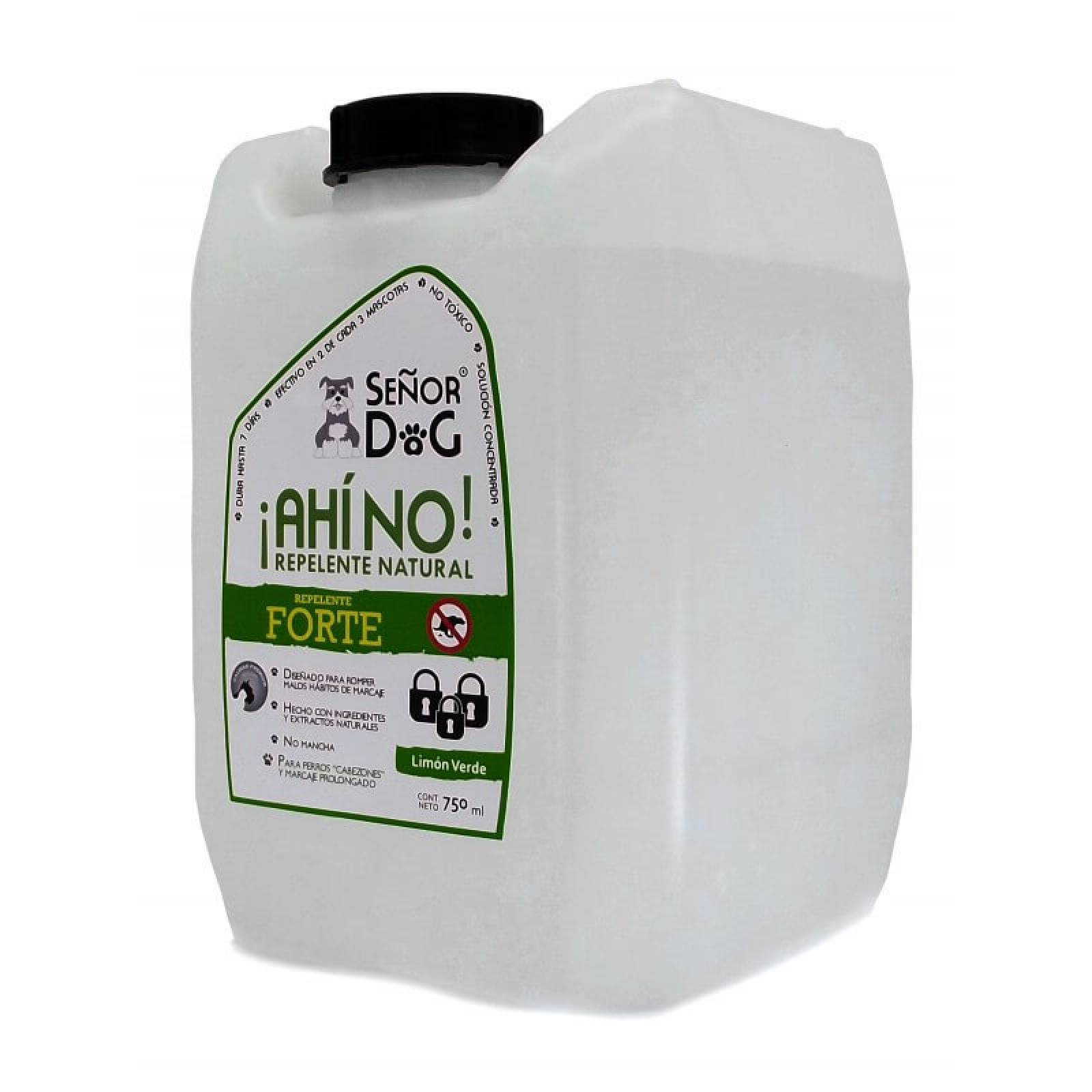 Señor Dog® 5 litros Nivel 1 Marcaje en Exteriores por Mascotas ajenas o sin dueño. ¡Ahí No! Forte 5 litros. Repelente para Perros