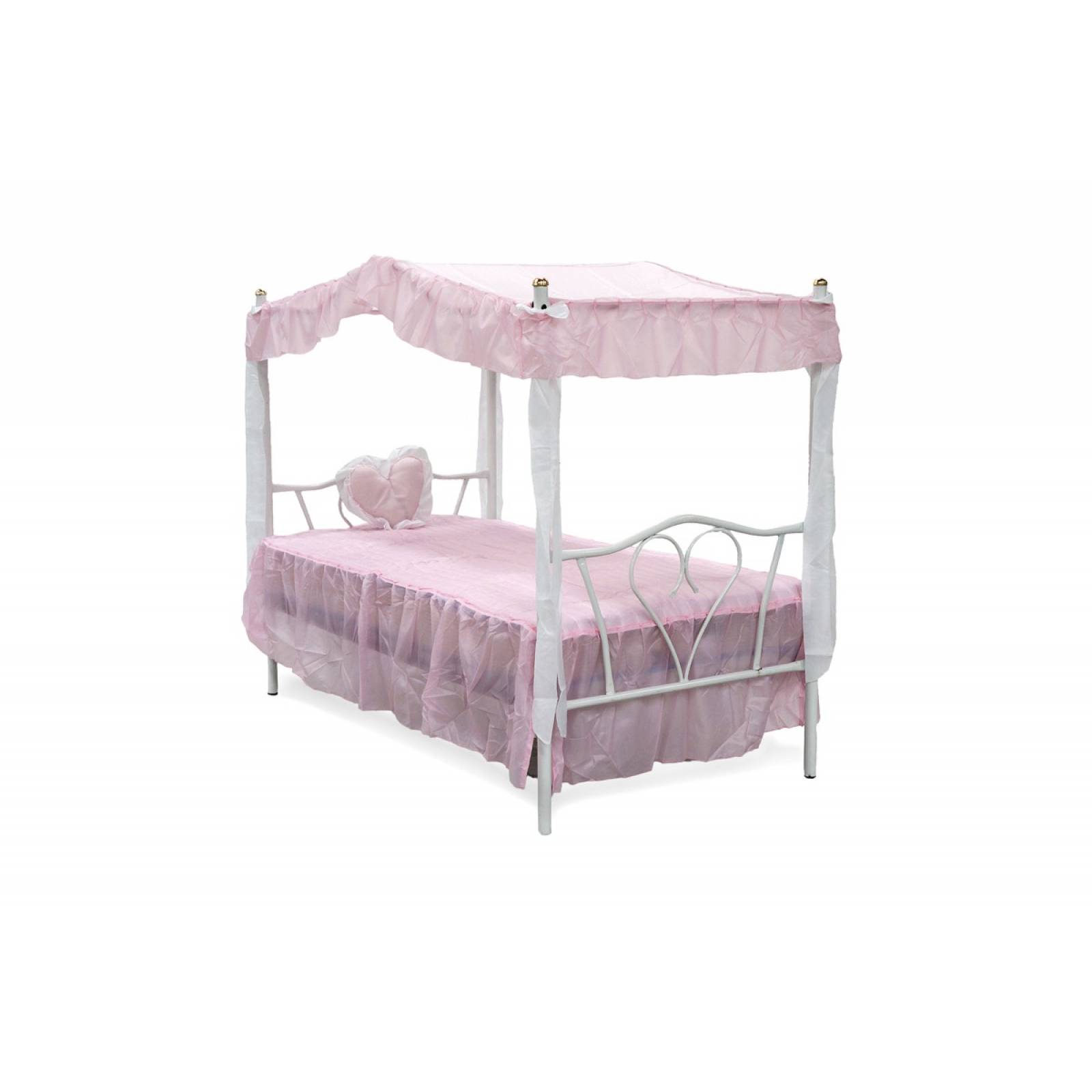 CAMA INFANTIL CON DOSEL PARA NIÑAS