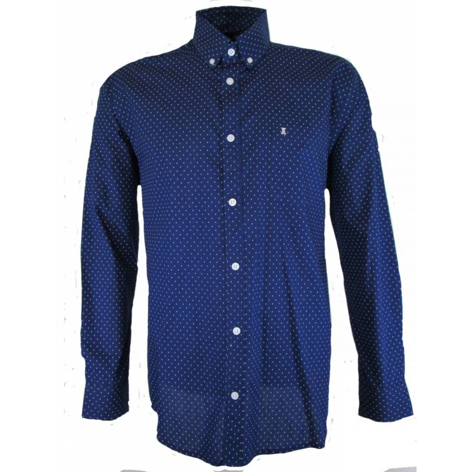 Camisa Dioro;Manga Larga;Estampado;Cafes ; Chica