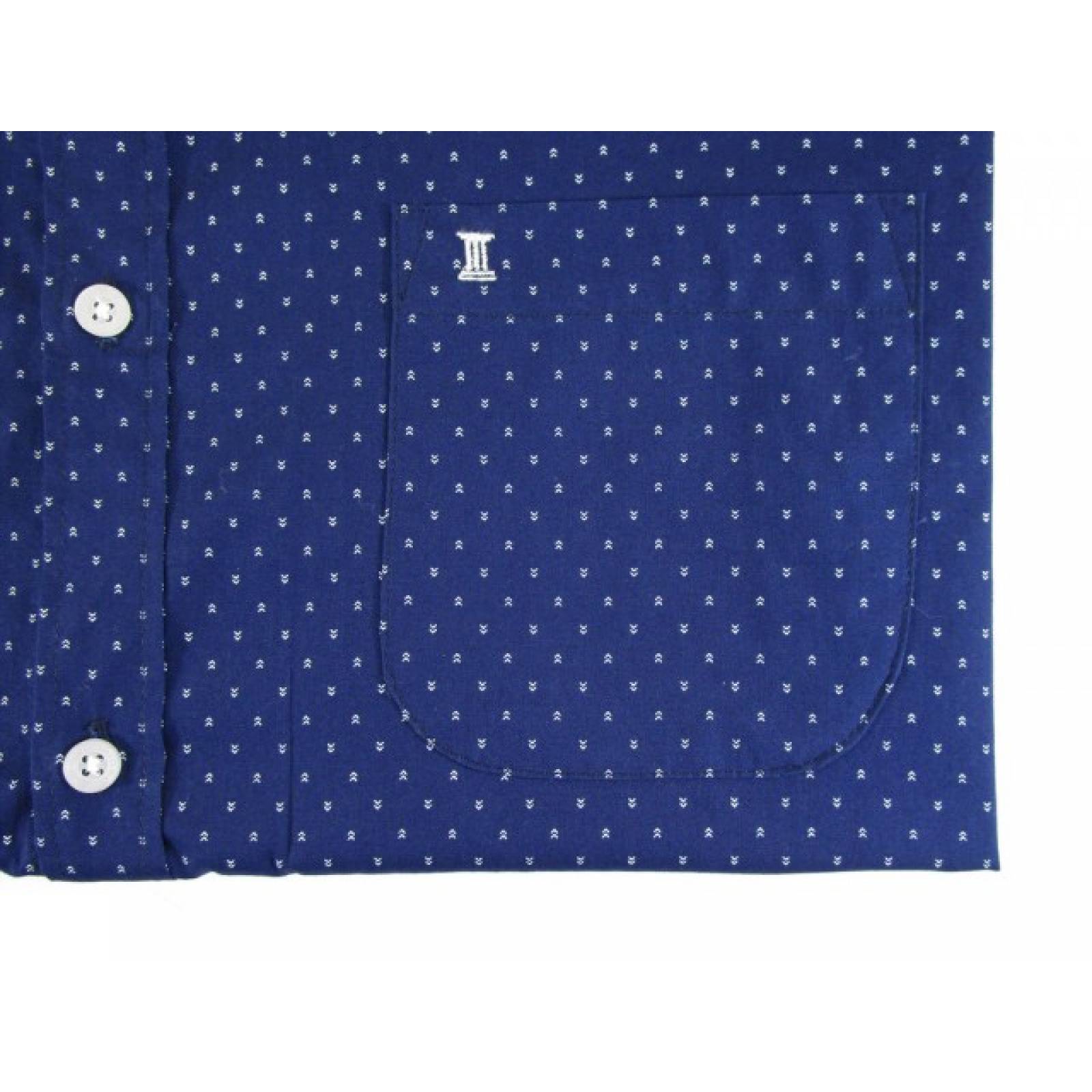 Camisa Dioro;Manga Larga;Estampado;Cafes ; Chica