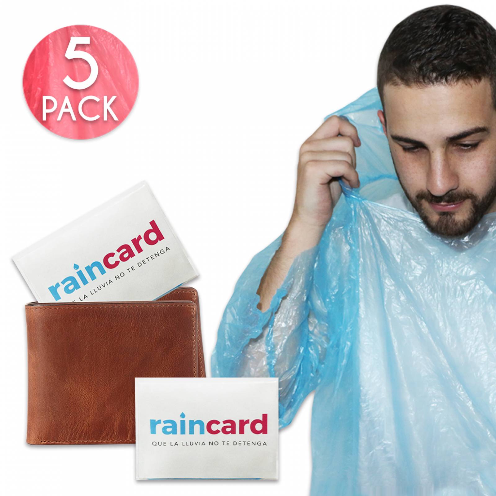 5 Impermables desechablse Raincard que caben en tu cartera