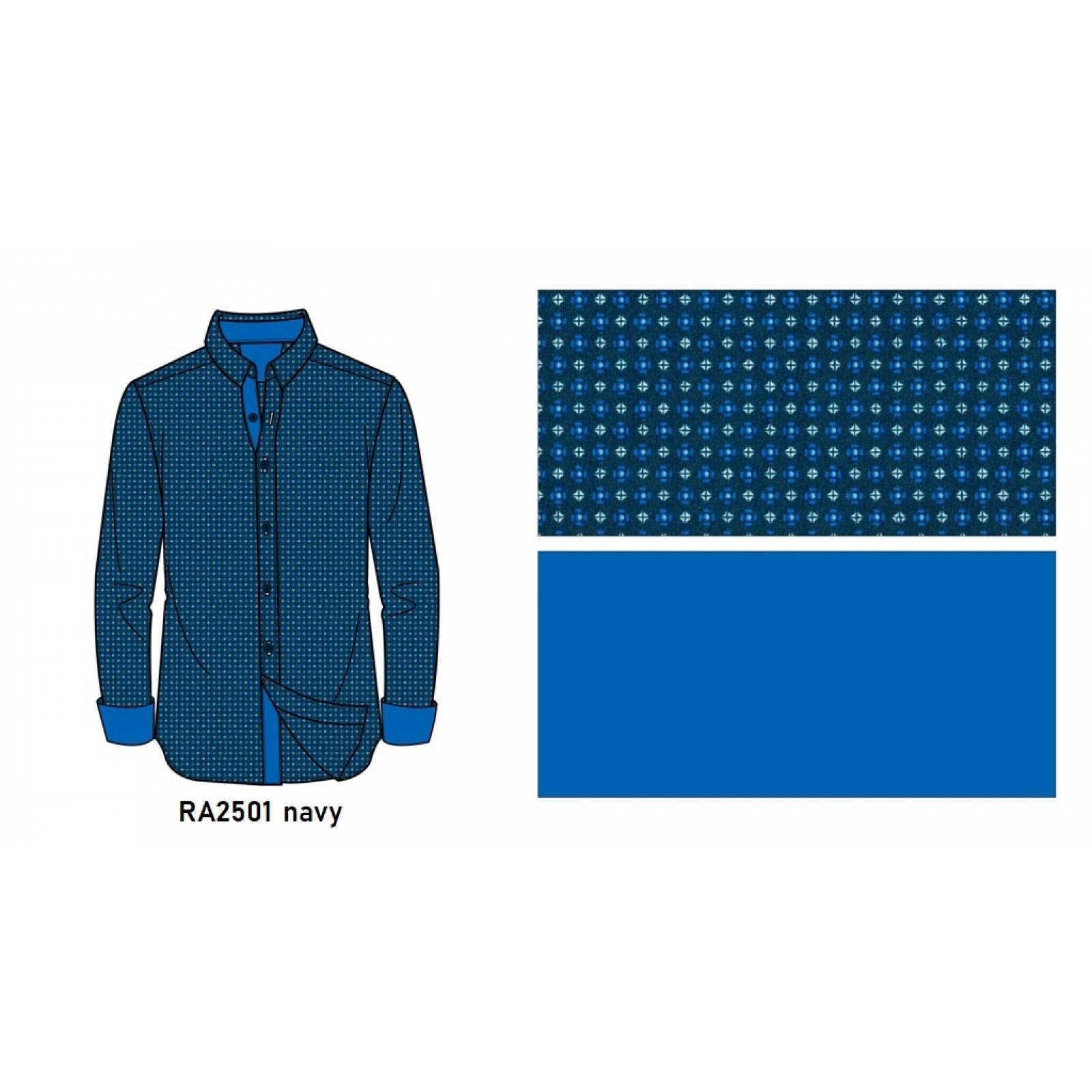 Camisa importada para caballero  Azul marino EX