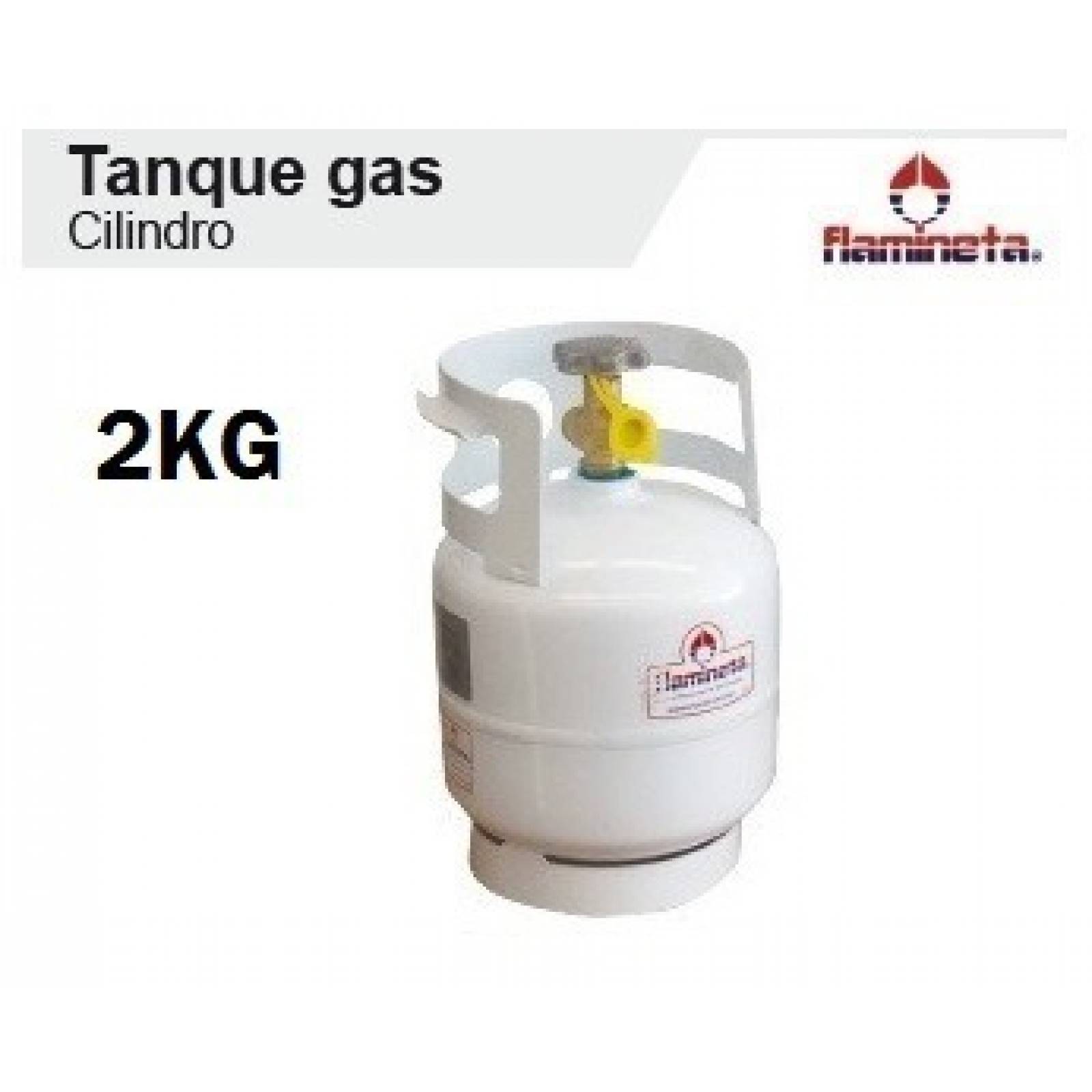 TANQUE GAS A CILINDRO 2 KGS FLAMINETA