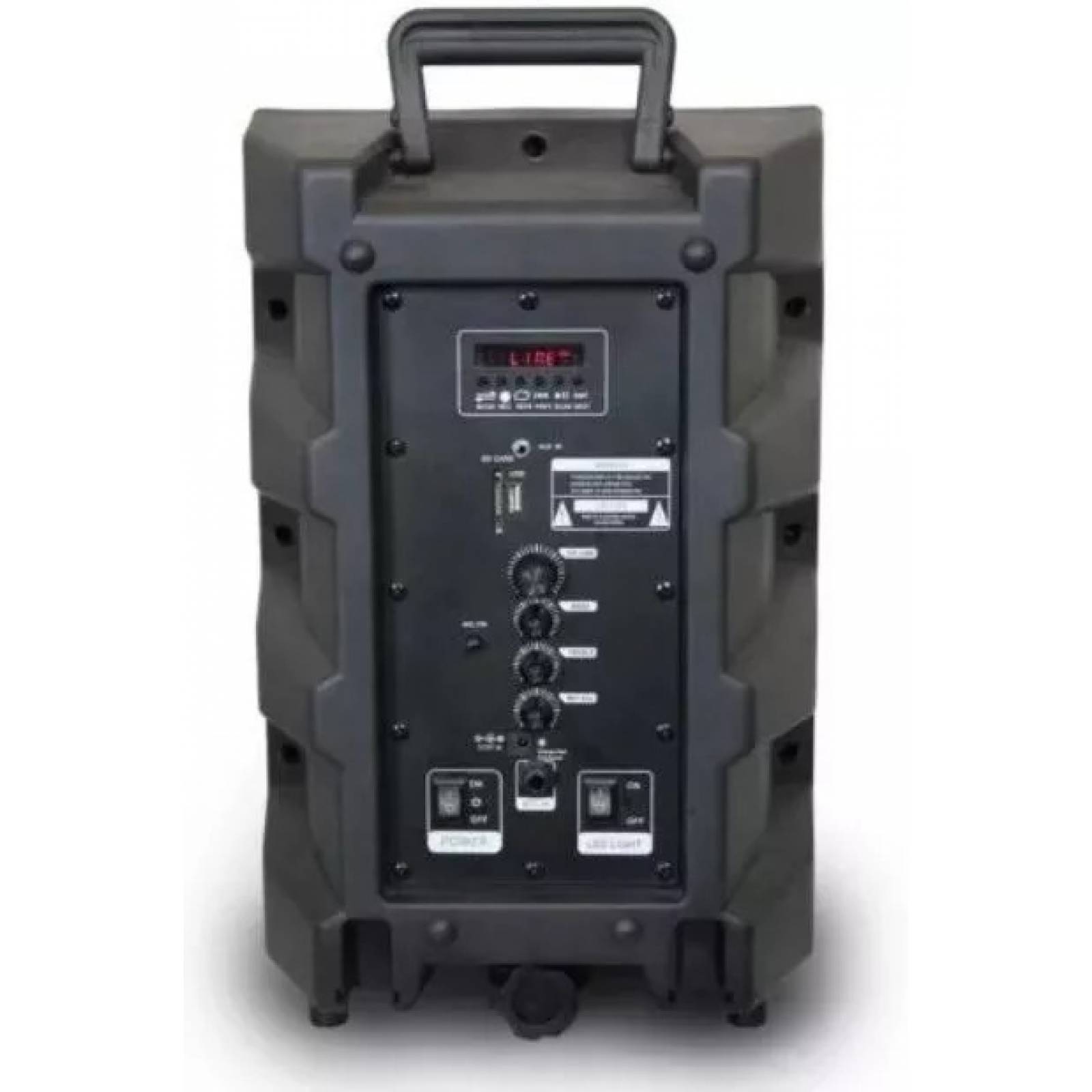 Bafle Bocina Amplificada Recargable 8" Sp-8rbt Dolphin Audio