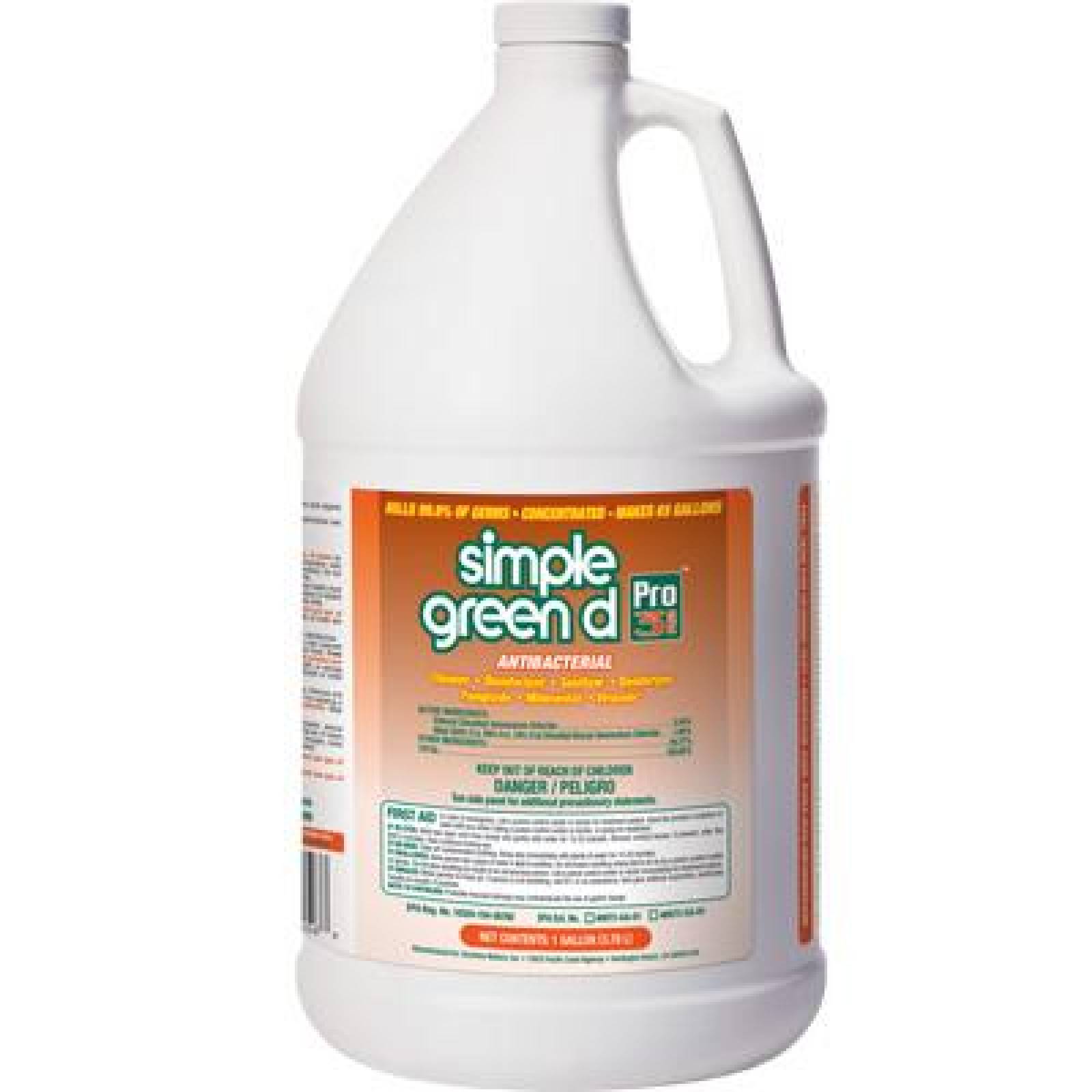 Simple Green D Pro 3 Plus Disinfectant Gallon 1 Gallon Bottle 