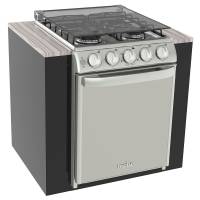 Estufa Mabe Emc5044Cais0 De Empotre 50 Cm Plata