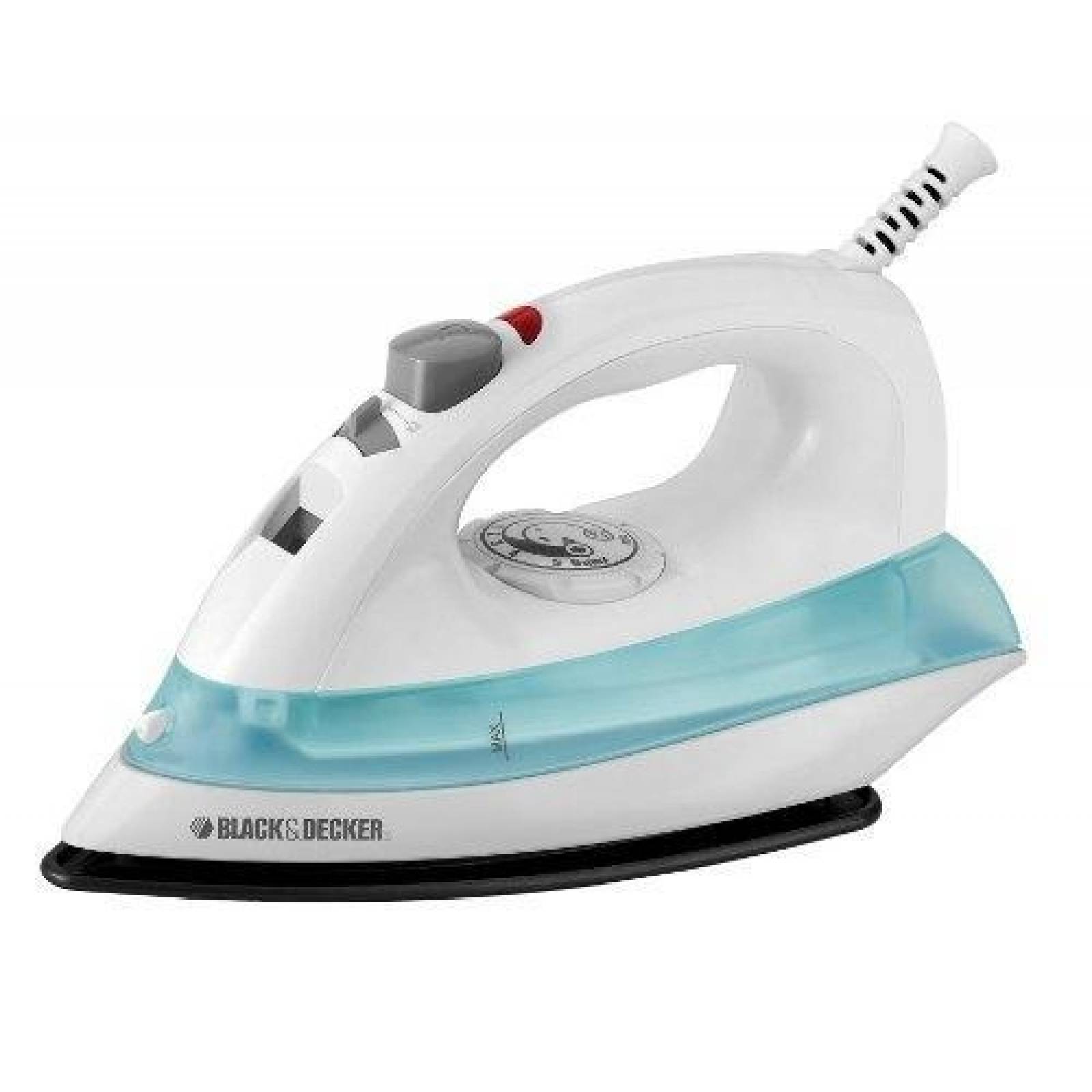 Plancha De Vapor Y Rocio Black And Decker Irbd100 Color Blanco/Azul