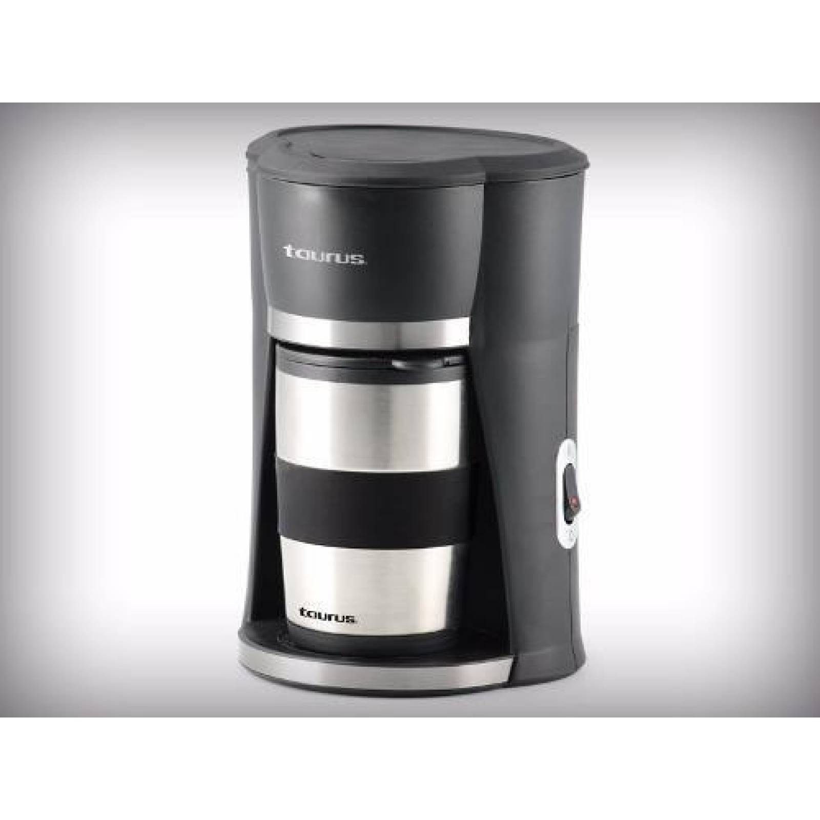 CAFETERA TAURUS SEDNA DRIP GO TERMO 1 o 2 TAZAS 420W ACERO 