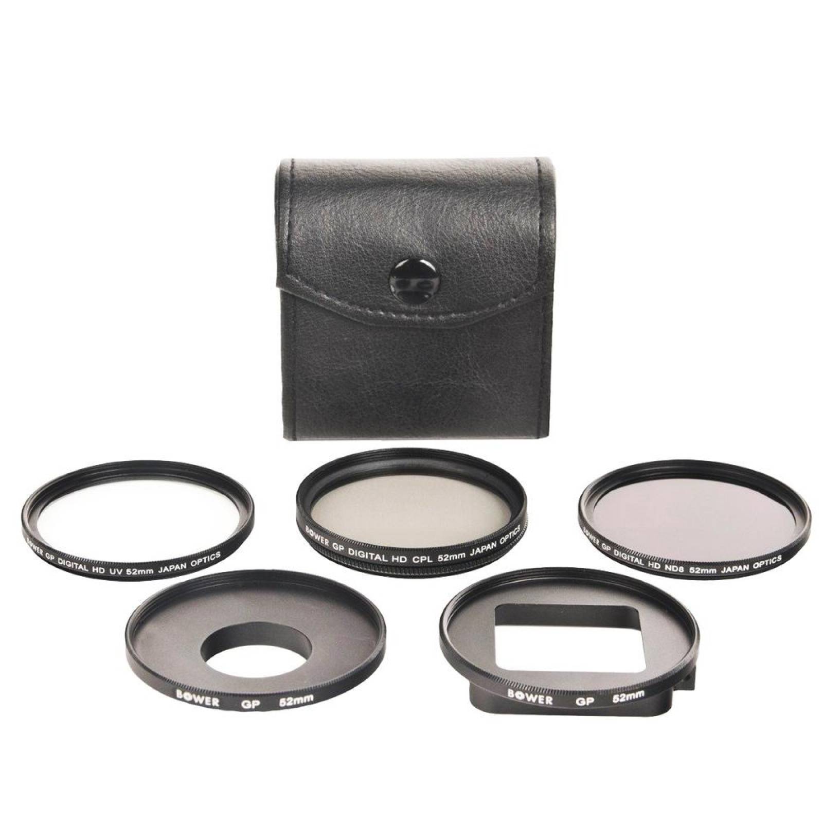 Kit Filtros Canara Gopro Uv Cp Polarizado Adaptadores 