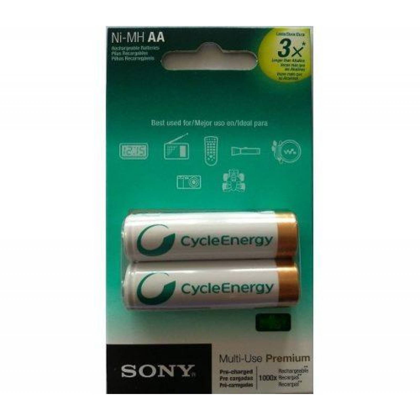 PILA SONY RECARGABLE AA C2 2000MAH CYCLE ENERGY 97989766 