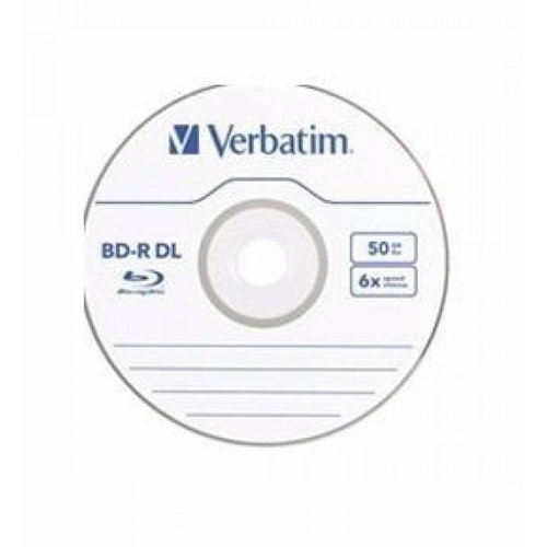 BD-R BLU-RAY DL VERBATIM ESTUCHE C/3 50GB 6X DOBLE CAPA VB97237 