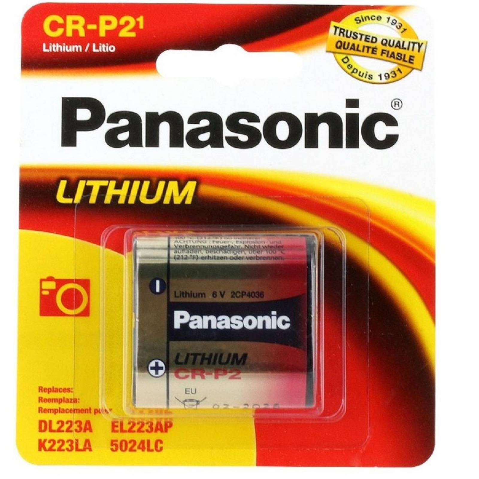 Pila Panasonic Crp2 6v Dl223a El223ap K223la 