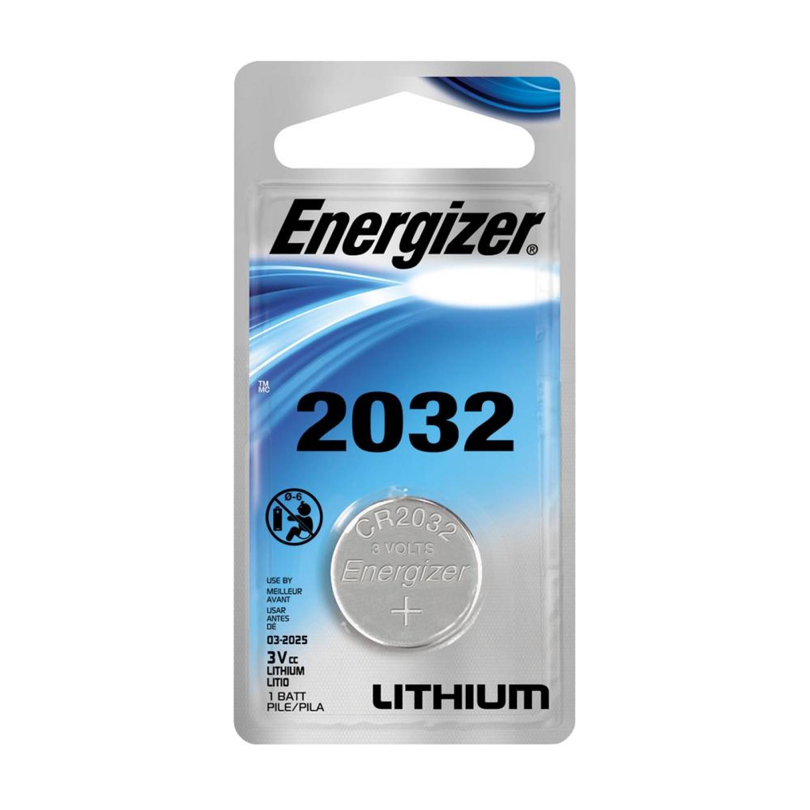 PILA ENERGIZER BOTON CR2032 3V RELOJ CONTROL ALARMA 