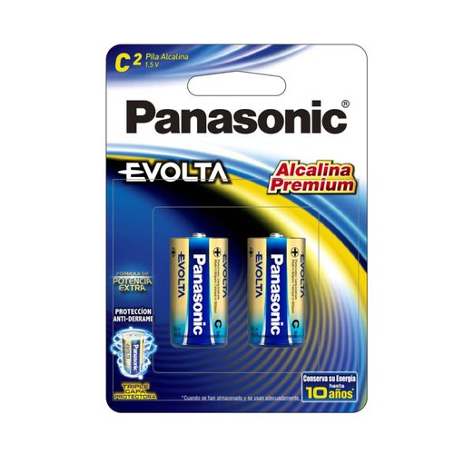 Pila Panasonic Evolta Alcalina C C/2 1.5v Lr14egl/2b 