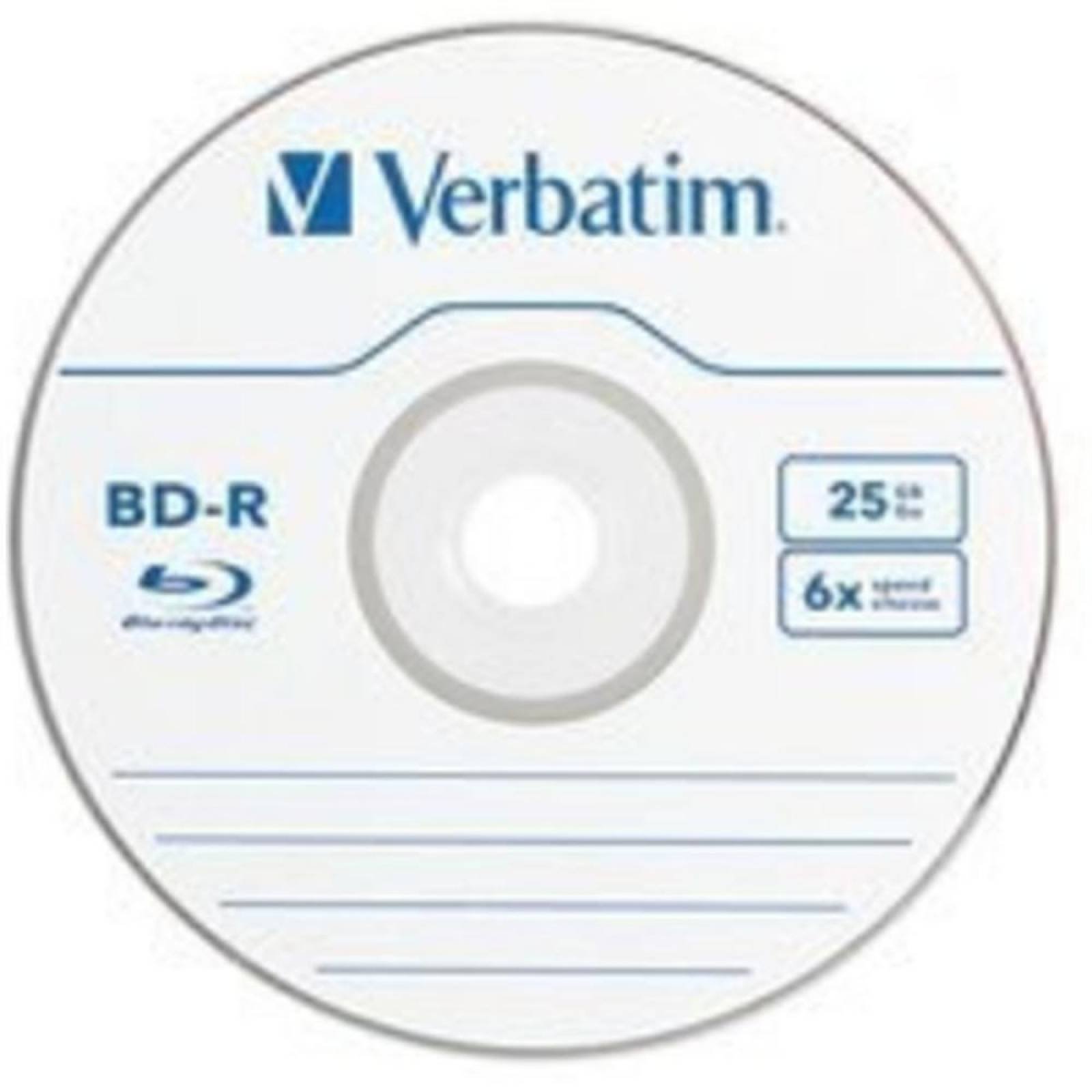 BD-R BLU-RAY VERBATIM EN ESTUCHE 25GB 6X VB98497 