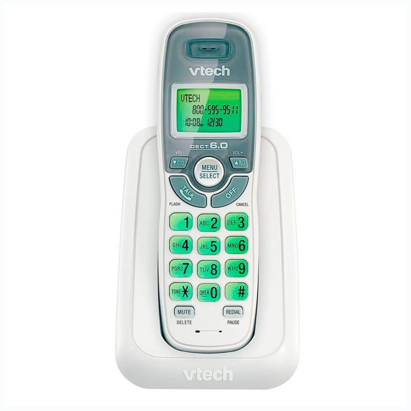 Teléfono Inalámbrico Vtech Cs6114 Blanco 