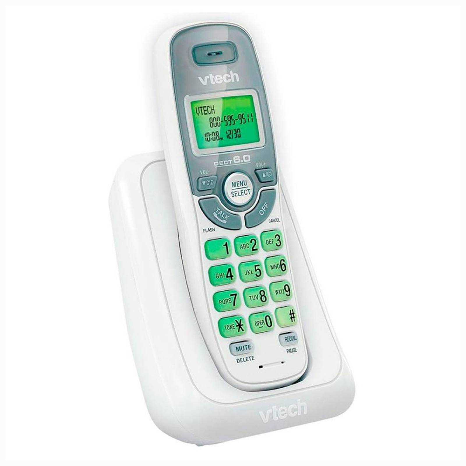 Teléfono Inalámbrico Vtech Cs6114 Blanco 