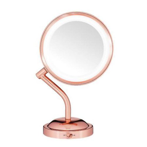Espejo Para Maquillar Limpieza Cara Baño Con Luz 