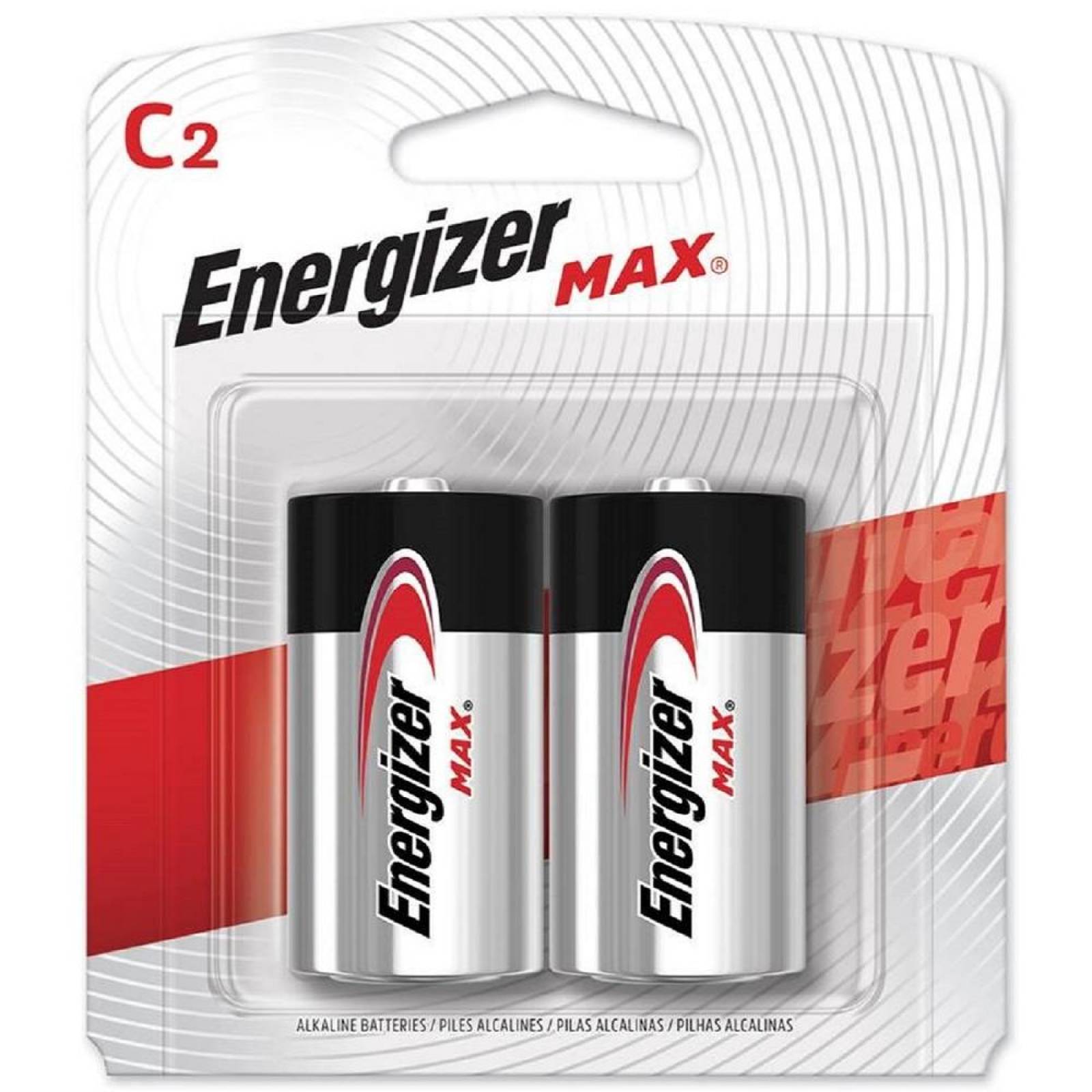 PILA ENERGIZER MAX ALCALINA C CON 2 E93 Gorda Chica 