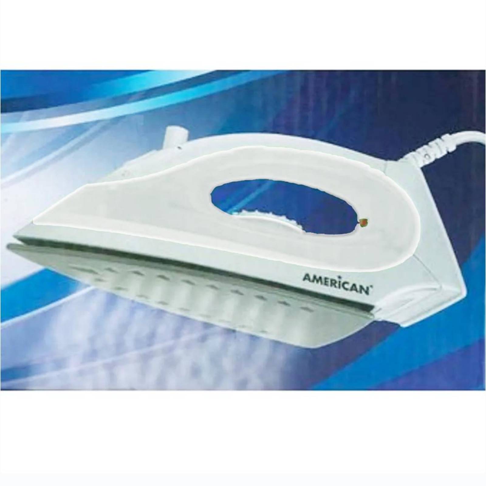 PLANCHA DE VAPOR AMERICAN 1132 ANTIADHERENTE CERAMICA BLANCO 