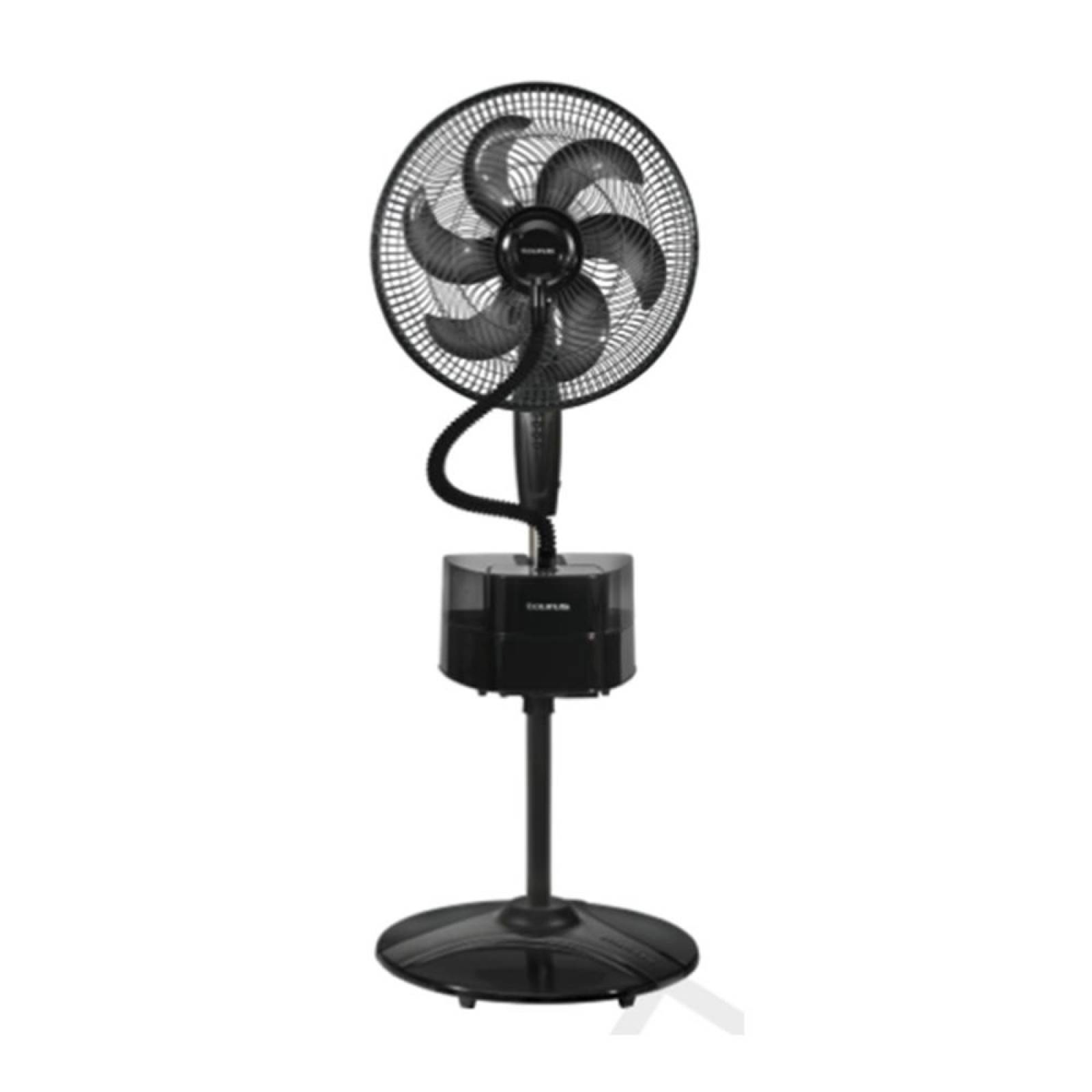 VENTILADOR TAURUS NEBULA PEDESTAL 18 PUL 3VEL MIST Y HUMIDIFICADOR PLASTICO NEGRO 