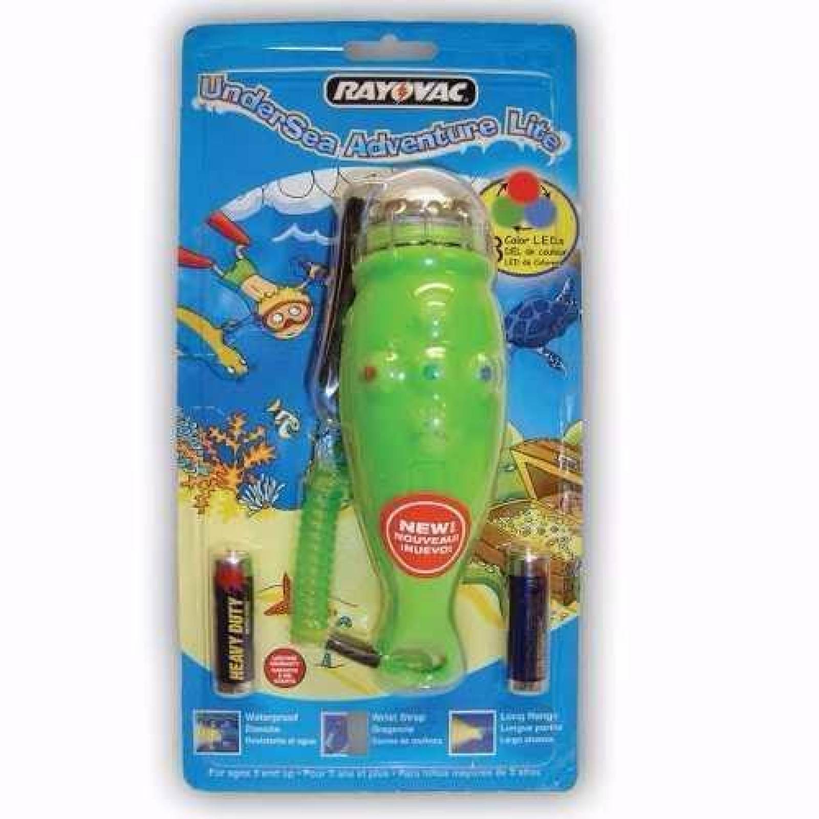 LINTERNA PARA NIÑOS CONTRA AGUA RAYOVAC 