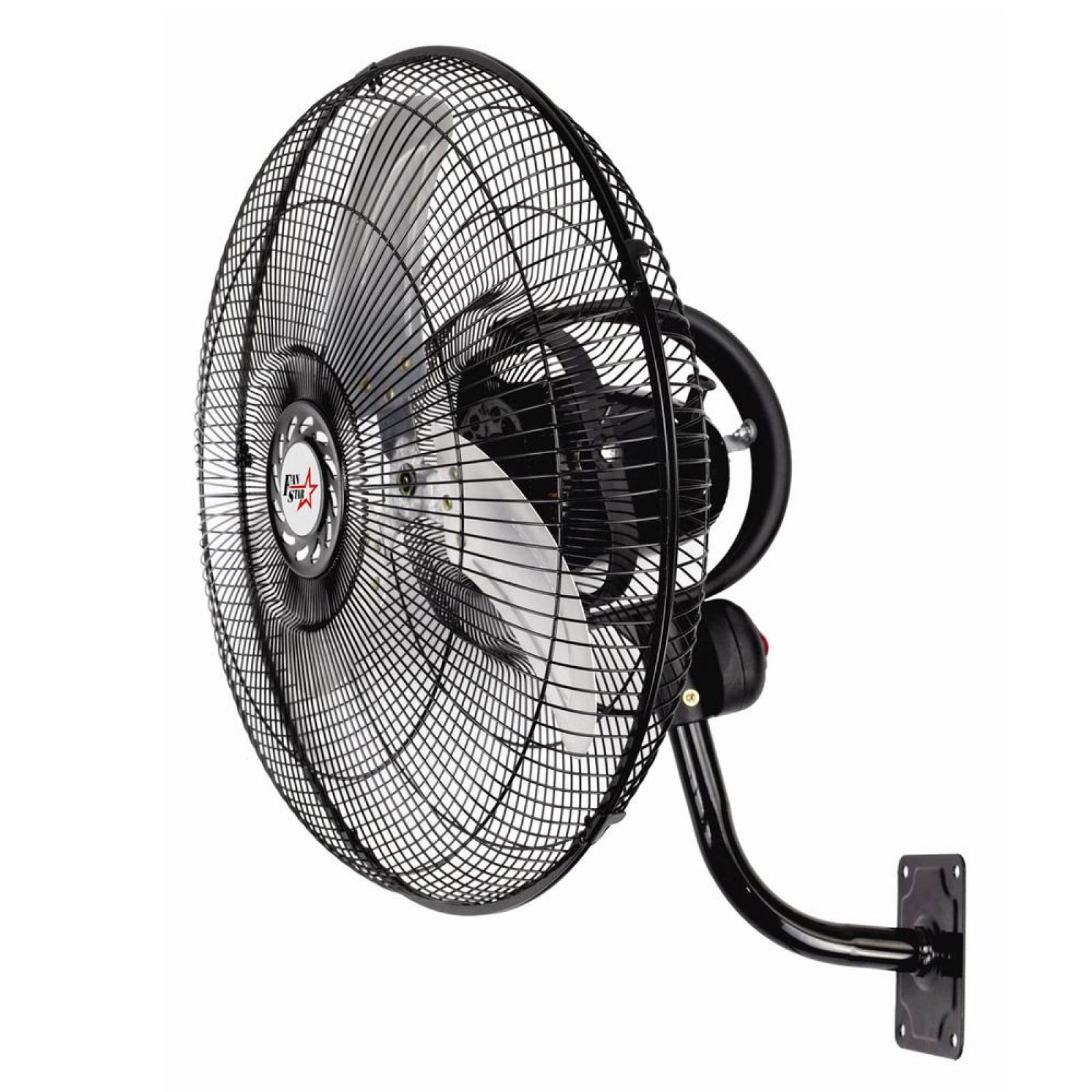 VENTILADOR FAN STAR 3196 PARED 18 PUL 3VEL METALICO NEGRO