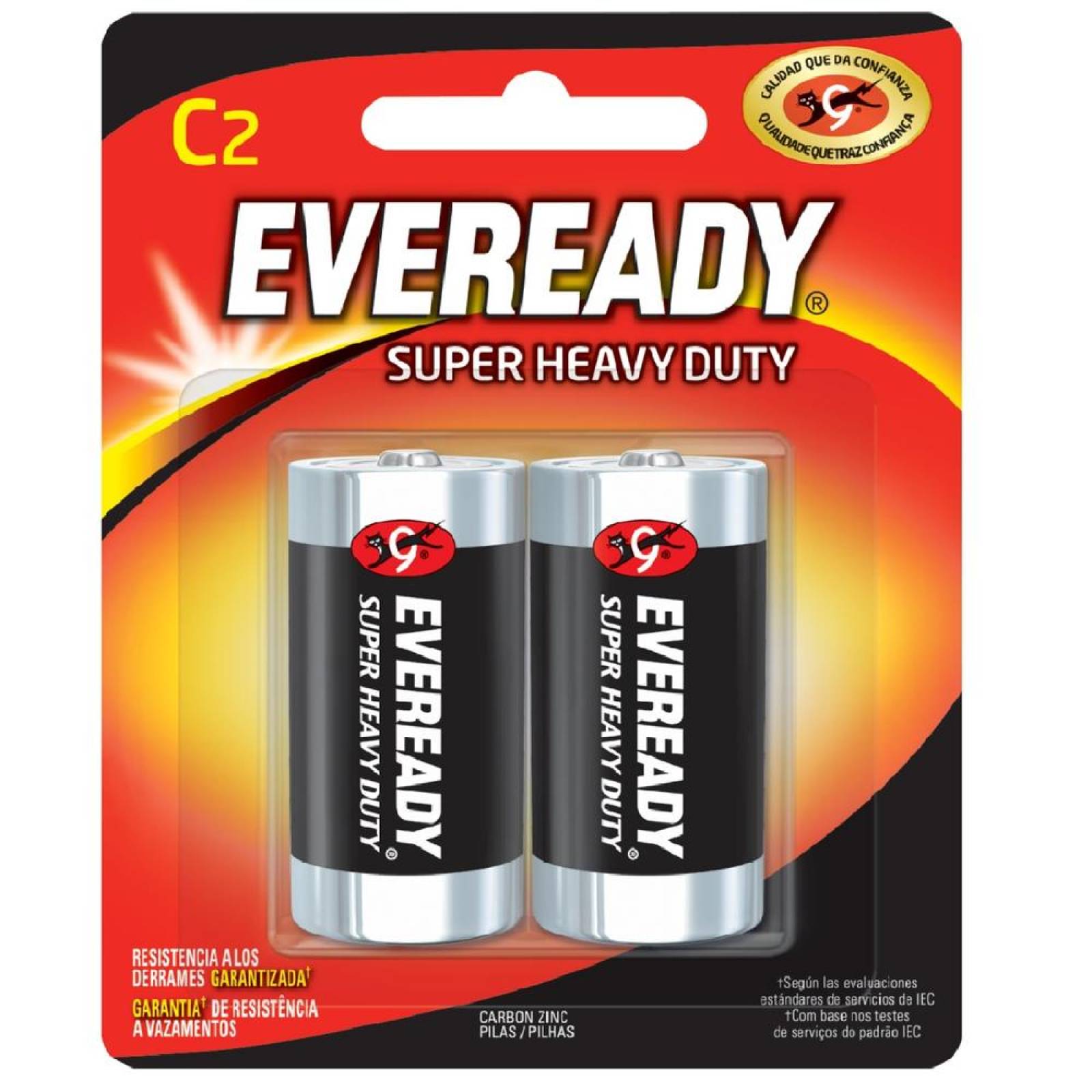 Pila Eveready Carbon Zinc C C/2 1.5v 1235-2 