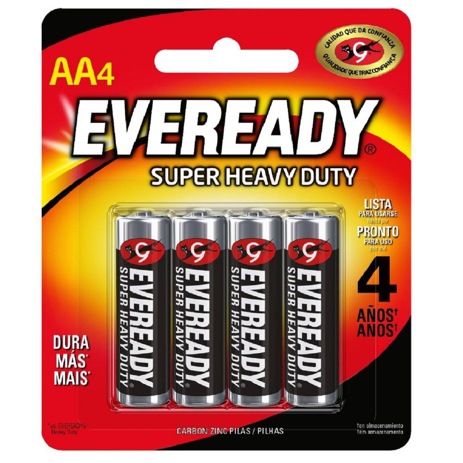 Pila Eveready Carbon Zinc Aa Con 4 15v 1215 4 3800