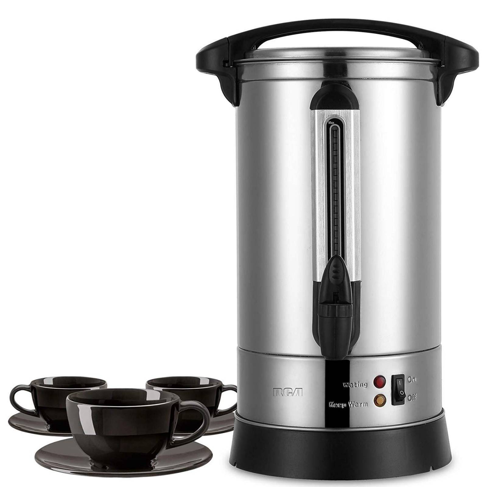 CAFETERA INDUSTRIAL RCA RC15L 100 TAZAS ACERO INOX 