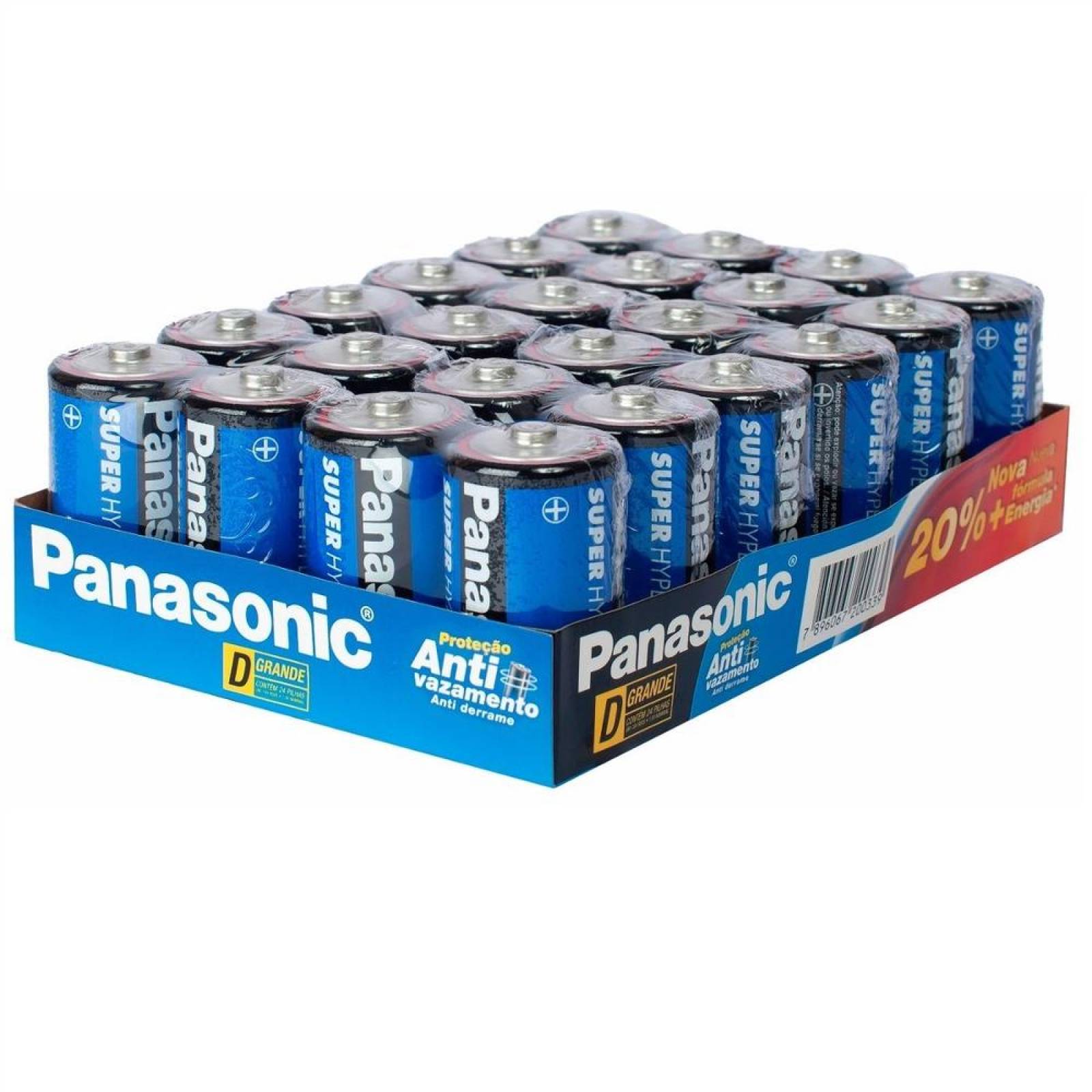 Pila Panasonic D Charola Con 24 Piezas Pila Grande 