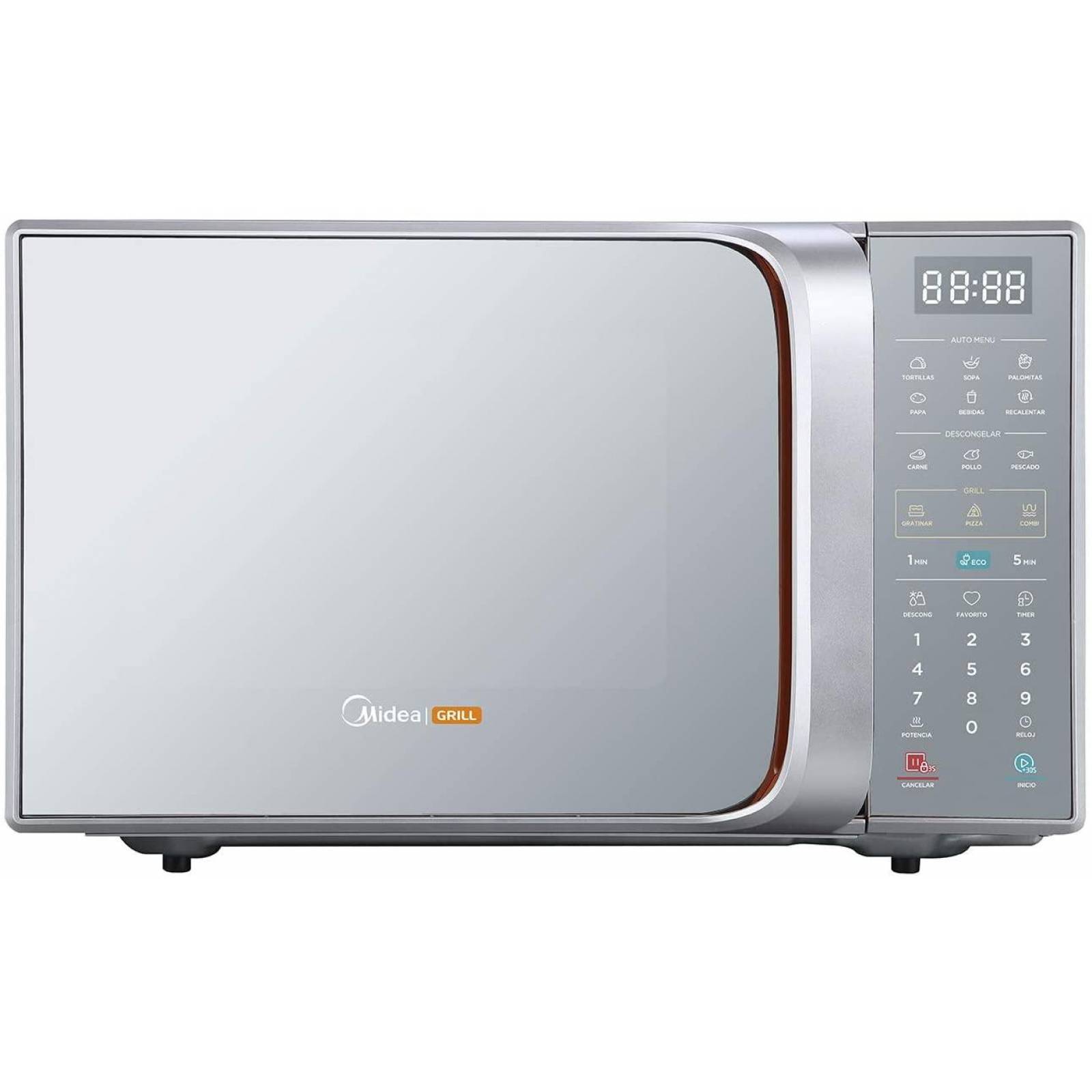 Microondas Grill Midea Mmdv11g2d Plata 31.1l 