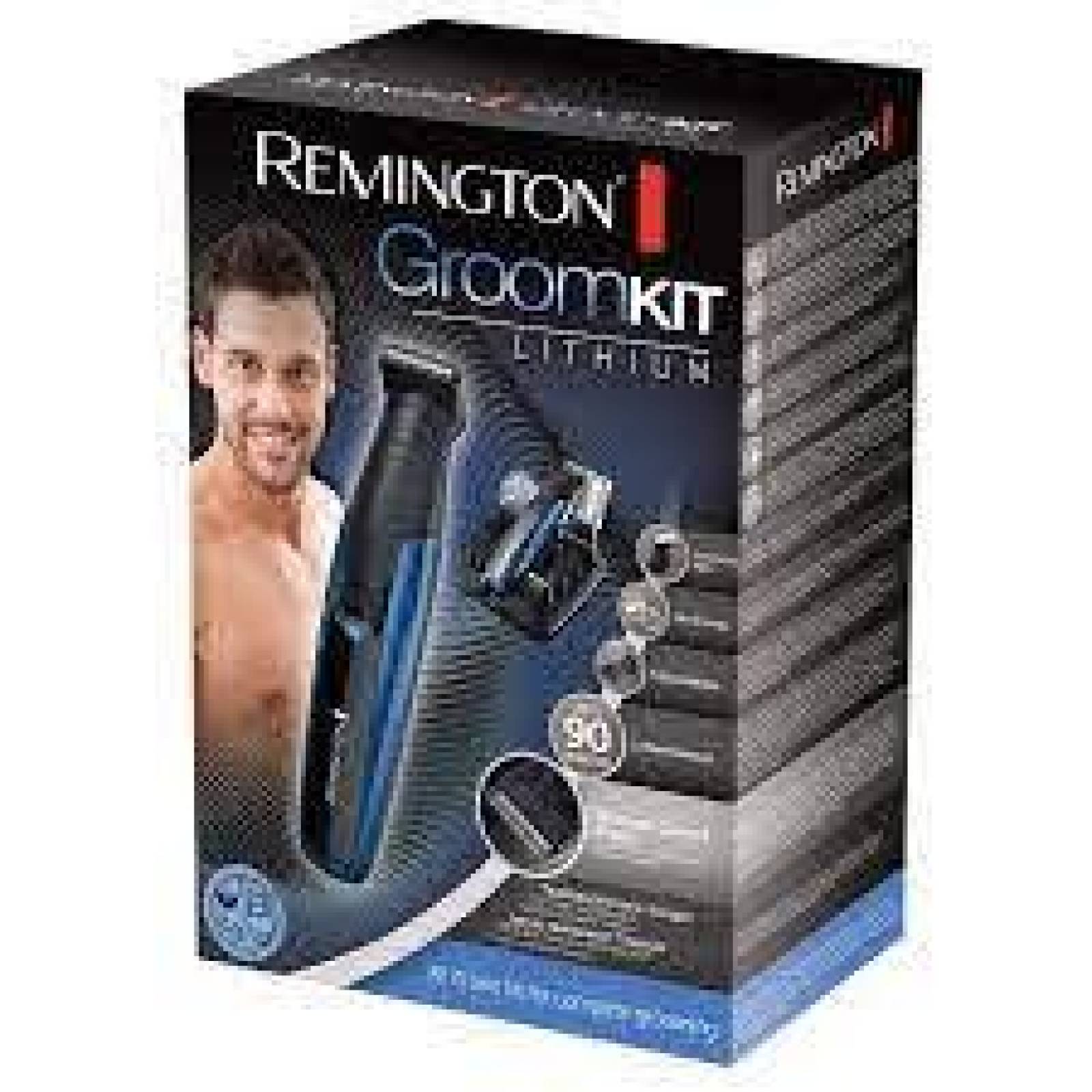 Kit Peluquería Remington Máquina Recortador Pelo Barba Viaje Pg6160 