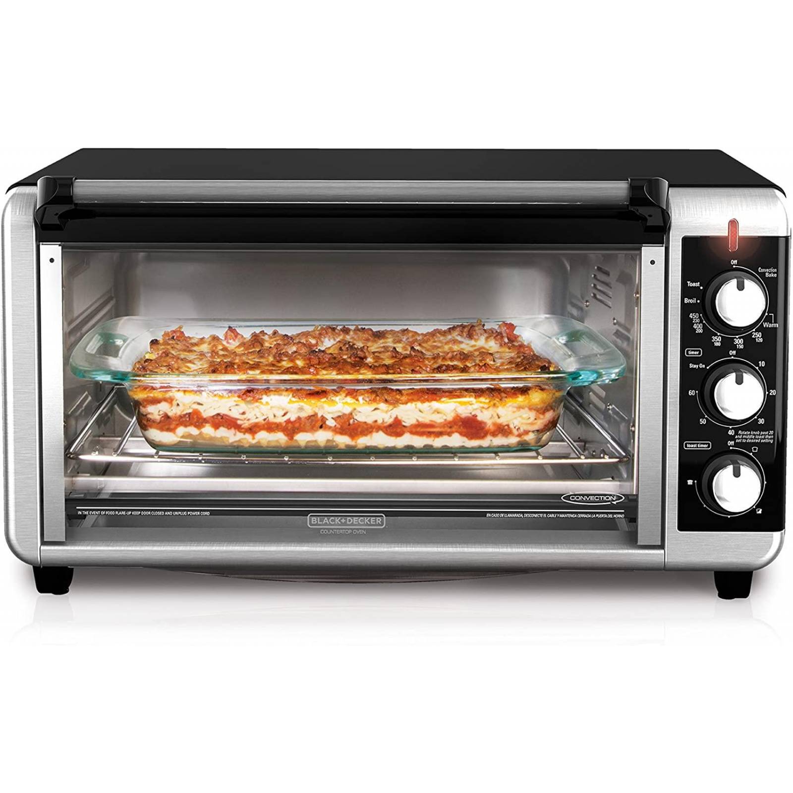 Horno Tostador Electrico Convección Black & Decker To3250xsb 