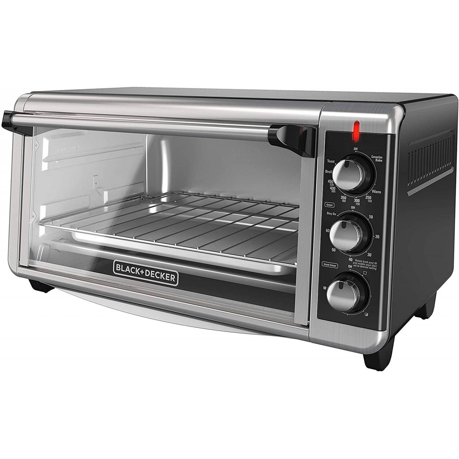 Horno Tostador Electrico Convección Black & Decker To3250xsb 