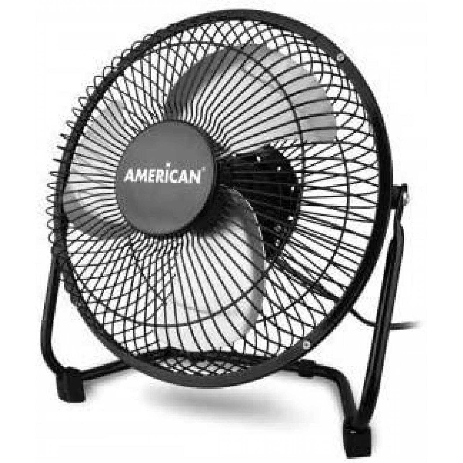 Ventilador Escritorio Piso American 8 Pul 20 Cm Metal 