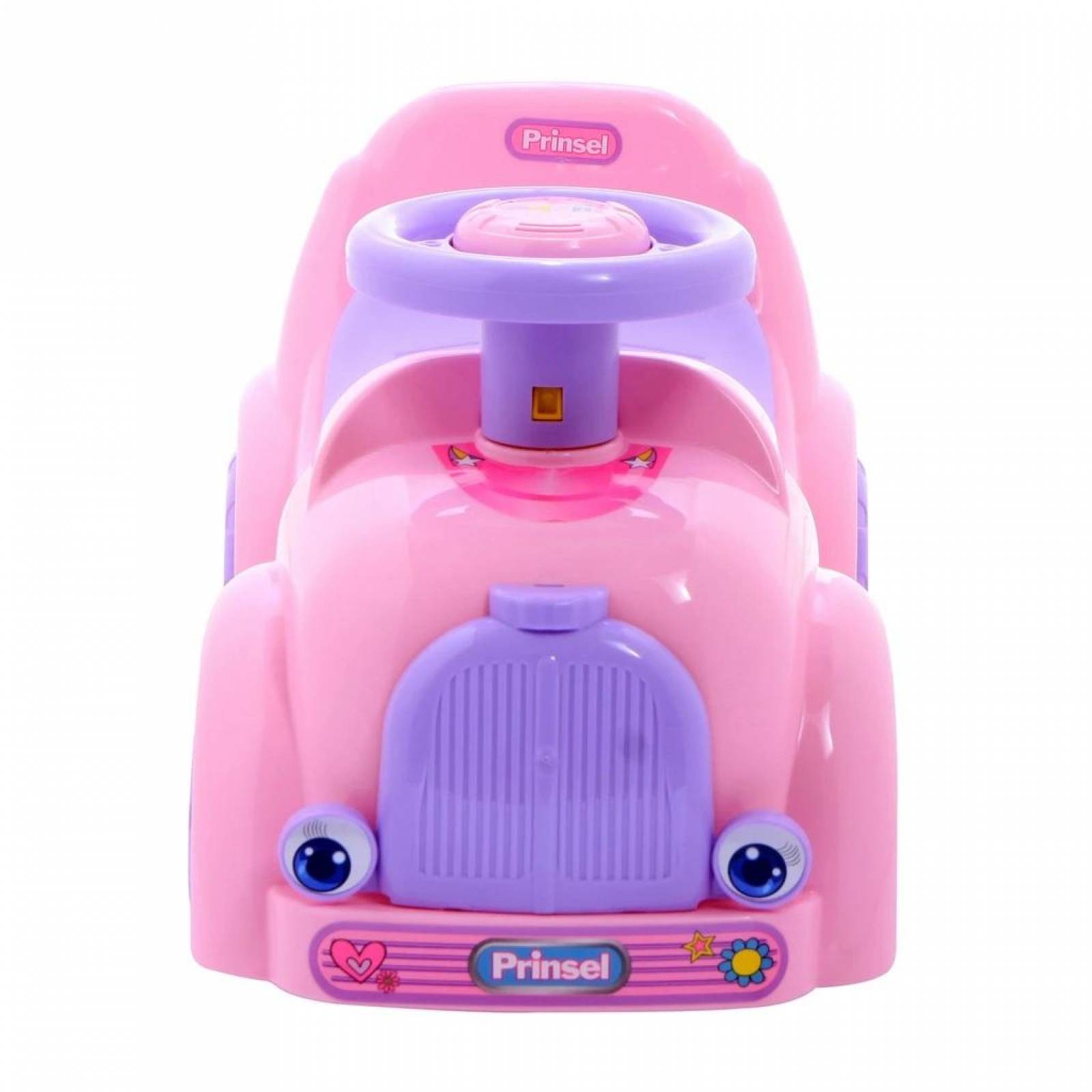 Carrito Montable Prinsel Turbo Contenedor Claxon Rosa 