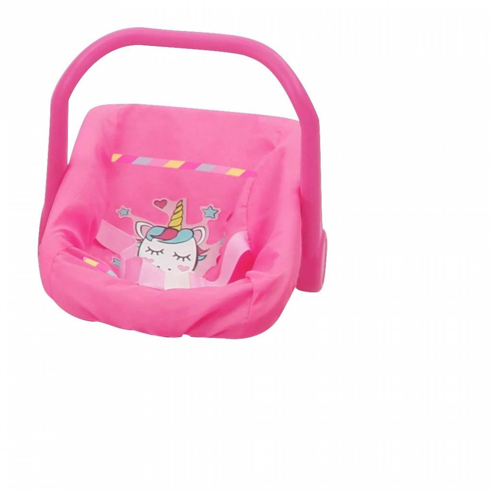 Combo Juguete Prinsel Carriola + Cuna + Portabebe Unicornio 