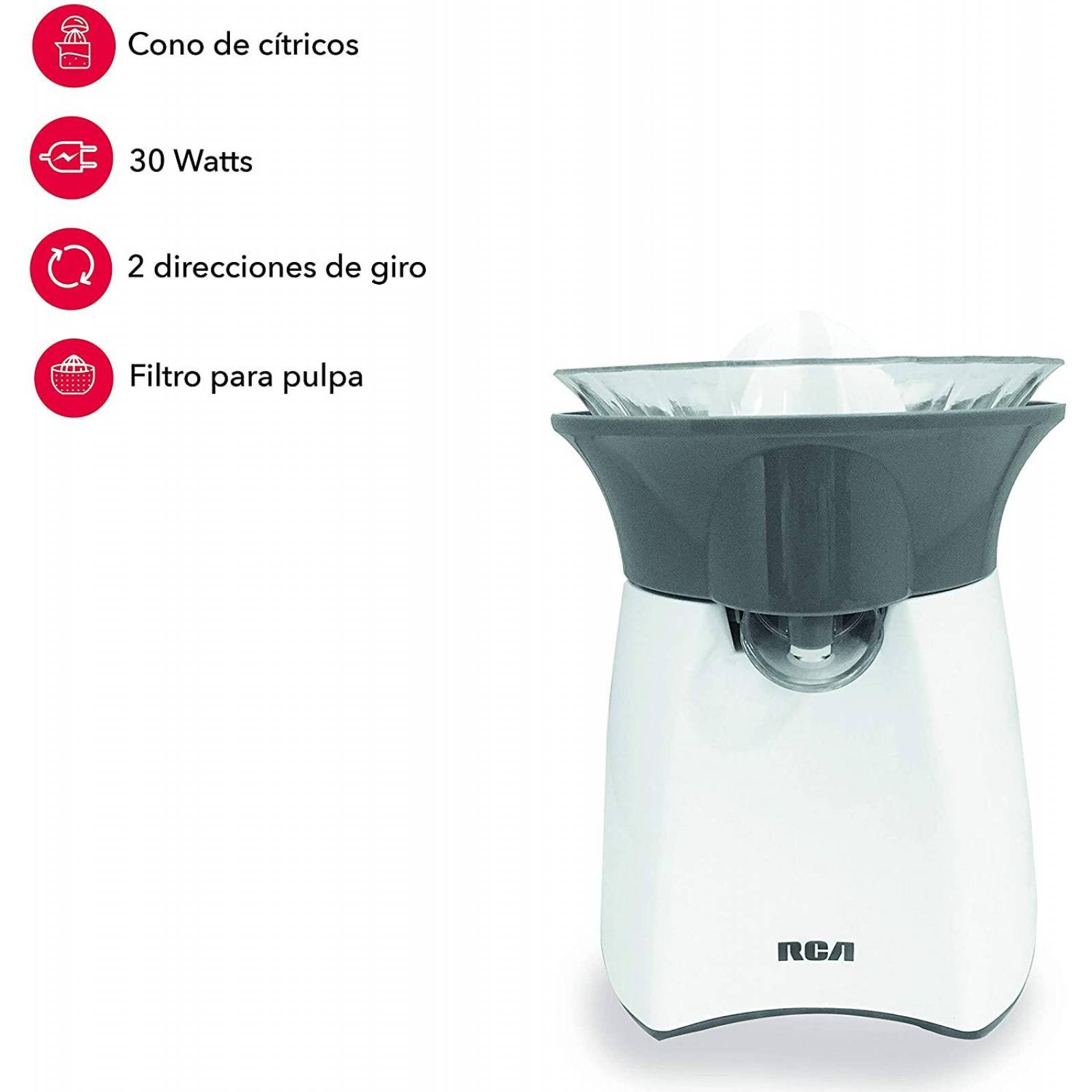Exprimidor Eléctrico Cítricos Rca Naranja Limón Mandarina 