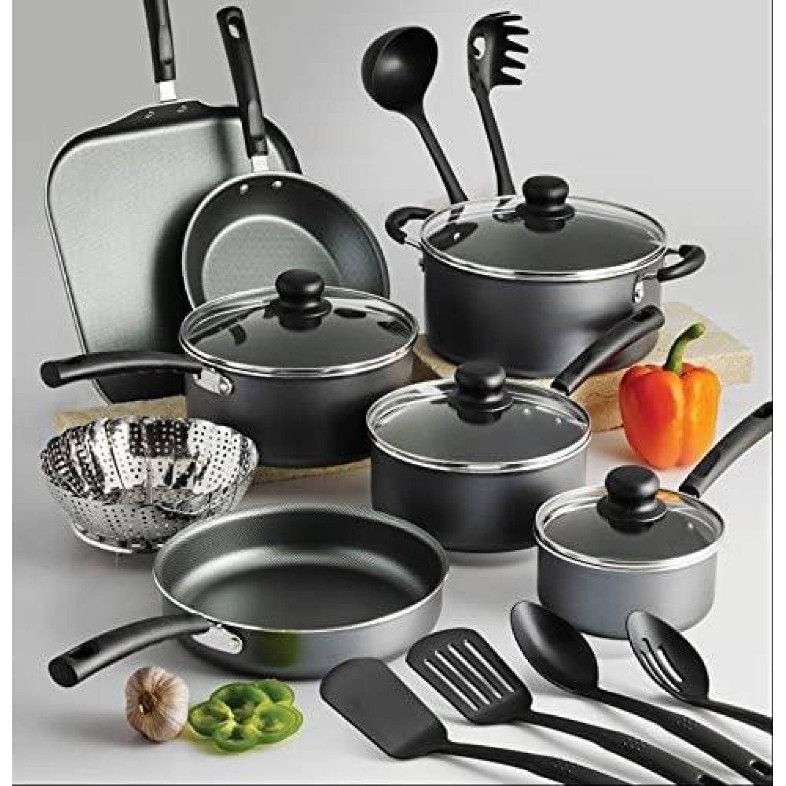 Bateria De Cocina Sartenes Tramontina Primaware 18 Piezas 