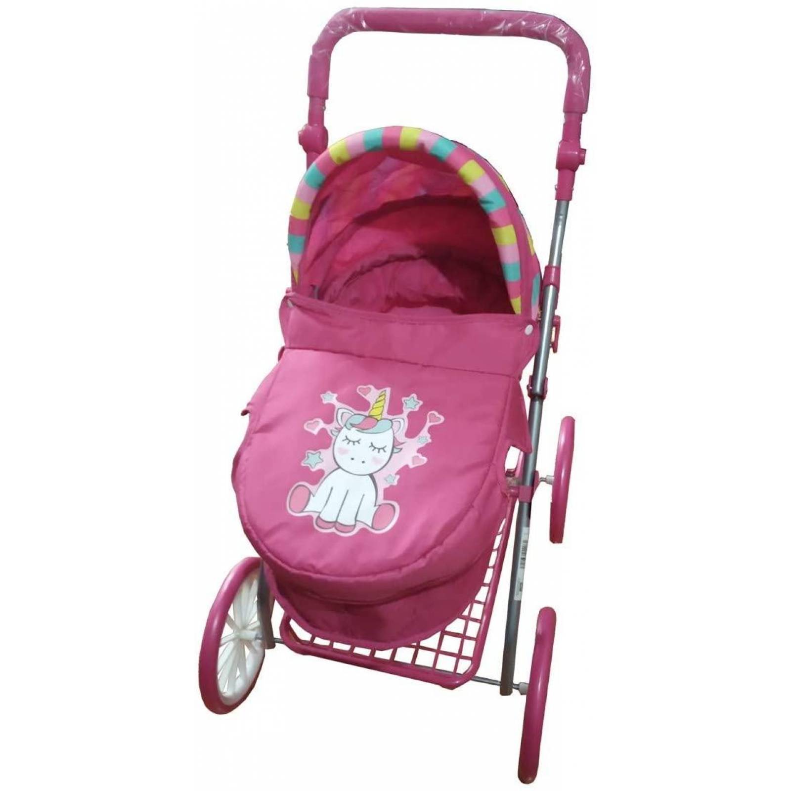 Carriola Para Niña De Juguete Plegable Unicornio