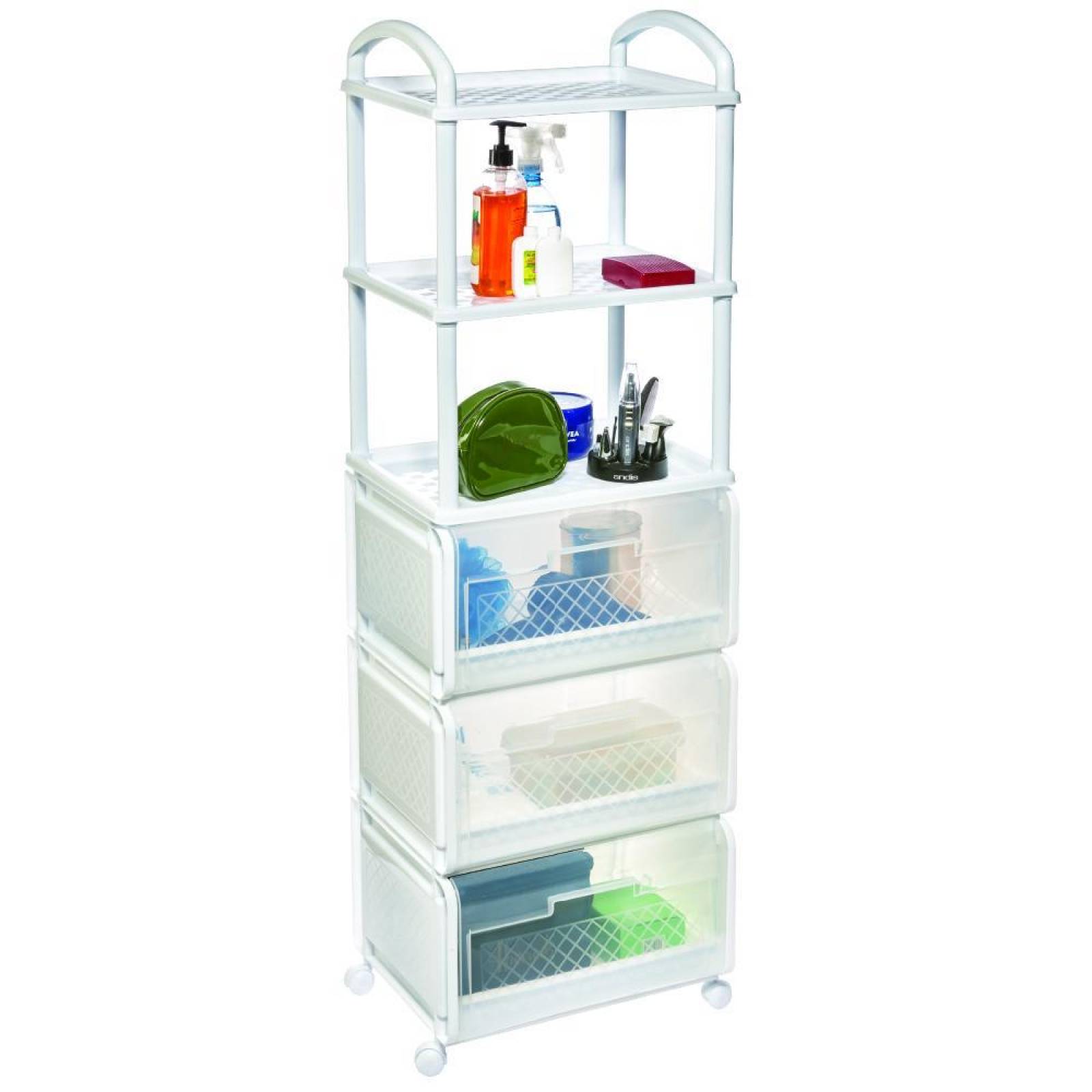 Organizador Cajonera Plástico Para Interior O Exterior Resistente Llantas 