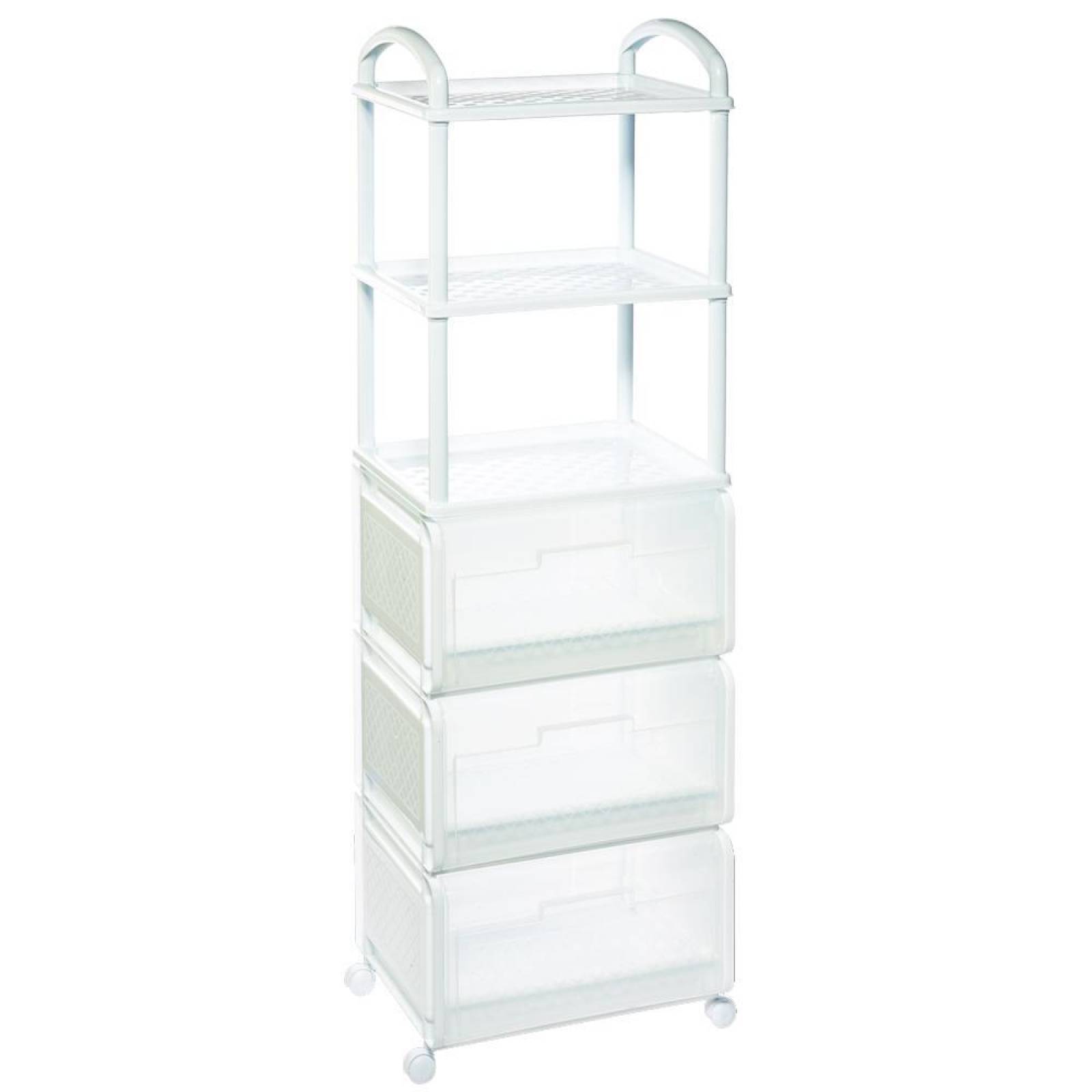 Organizador Cajonera Plástico Para Interior O Exterior Resistente Llantas 