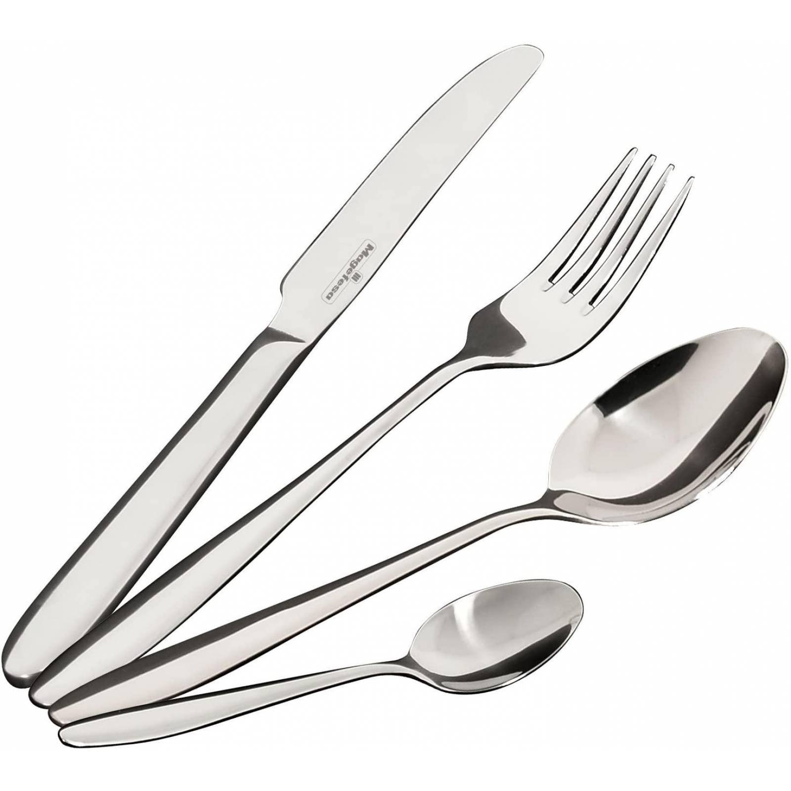 Juego Cubiertos Magefesa Acero Inoxidable 24 Piezas 