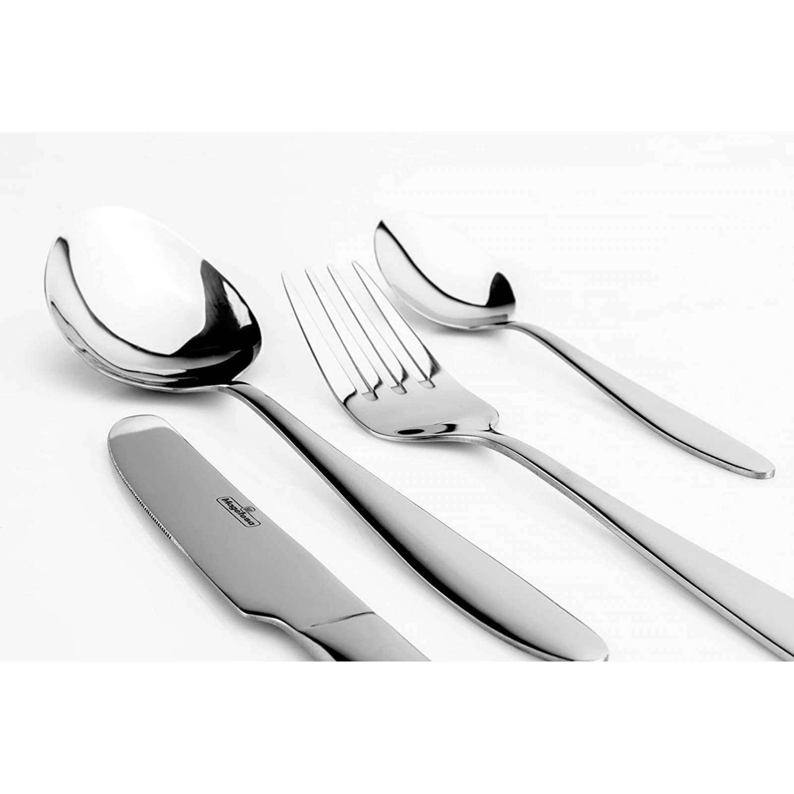 Juego Cubiertos Magefesa Acero Inoxidable 24 Piezas 