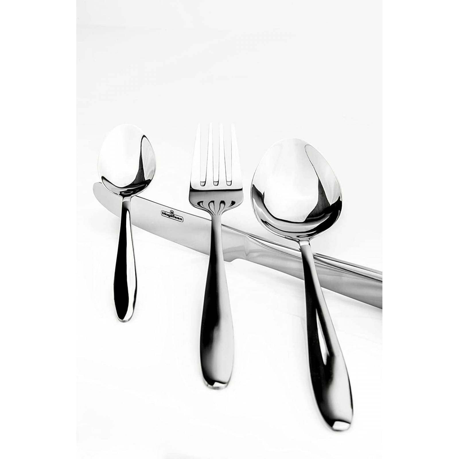 Juego Cubiertos Magefesa Acero Inoxidable 24 Piezas 