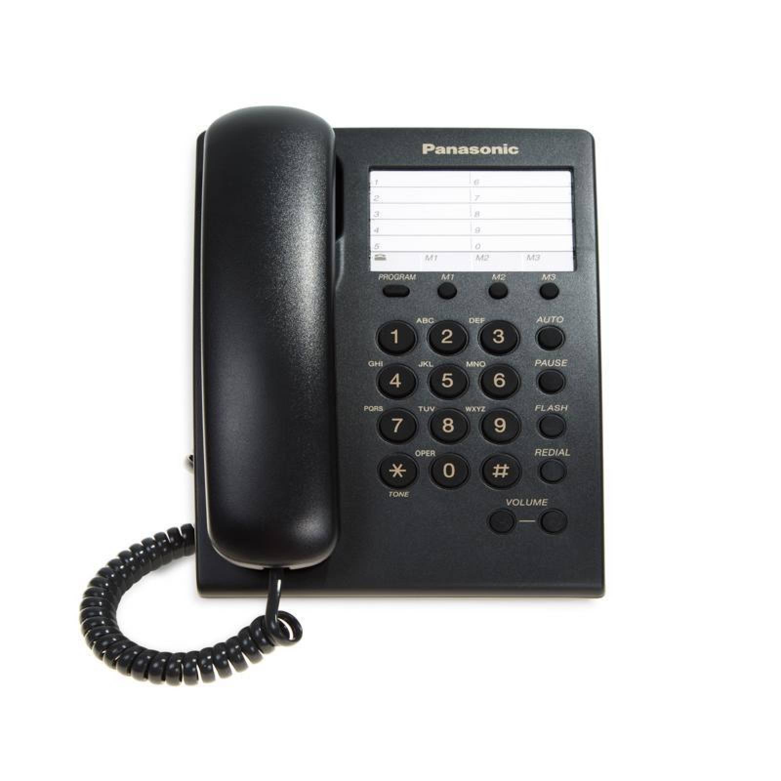 Telefono Panasonic Alambrico Kx-Ts500 Negro 