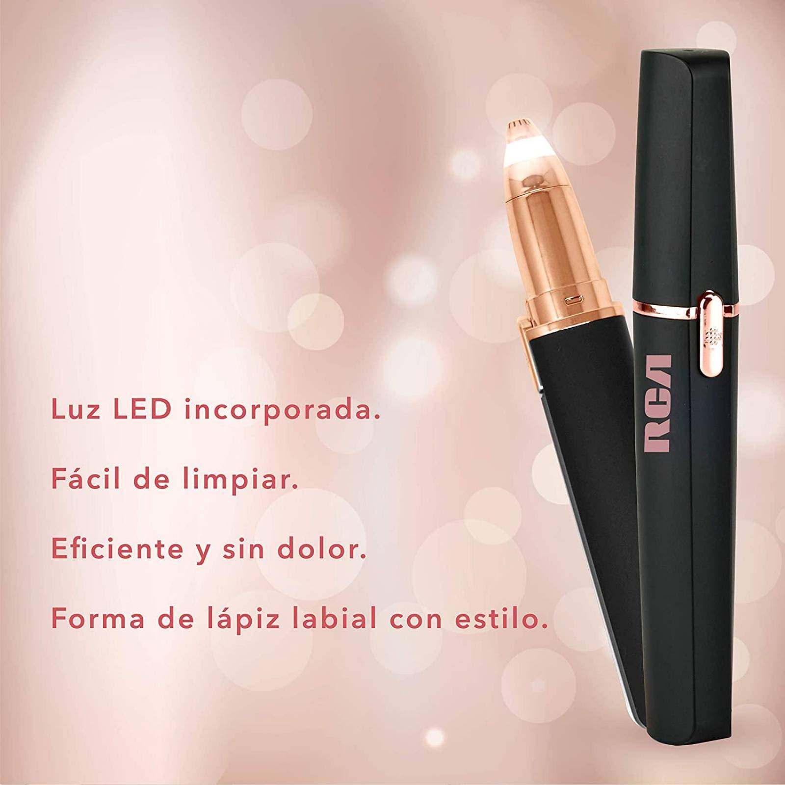 Depilador Perfilador De Vello Facial Cejas Electrico Rca Rcp30 